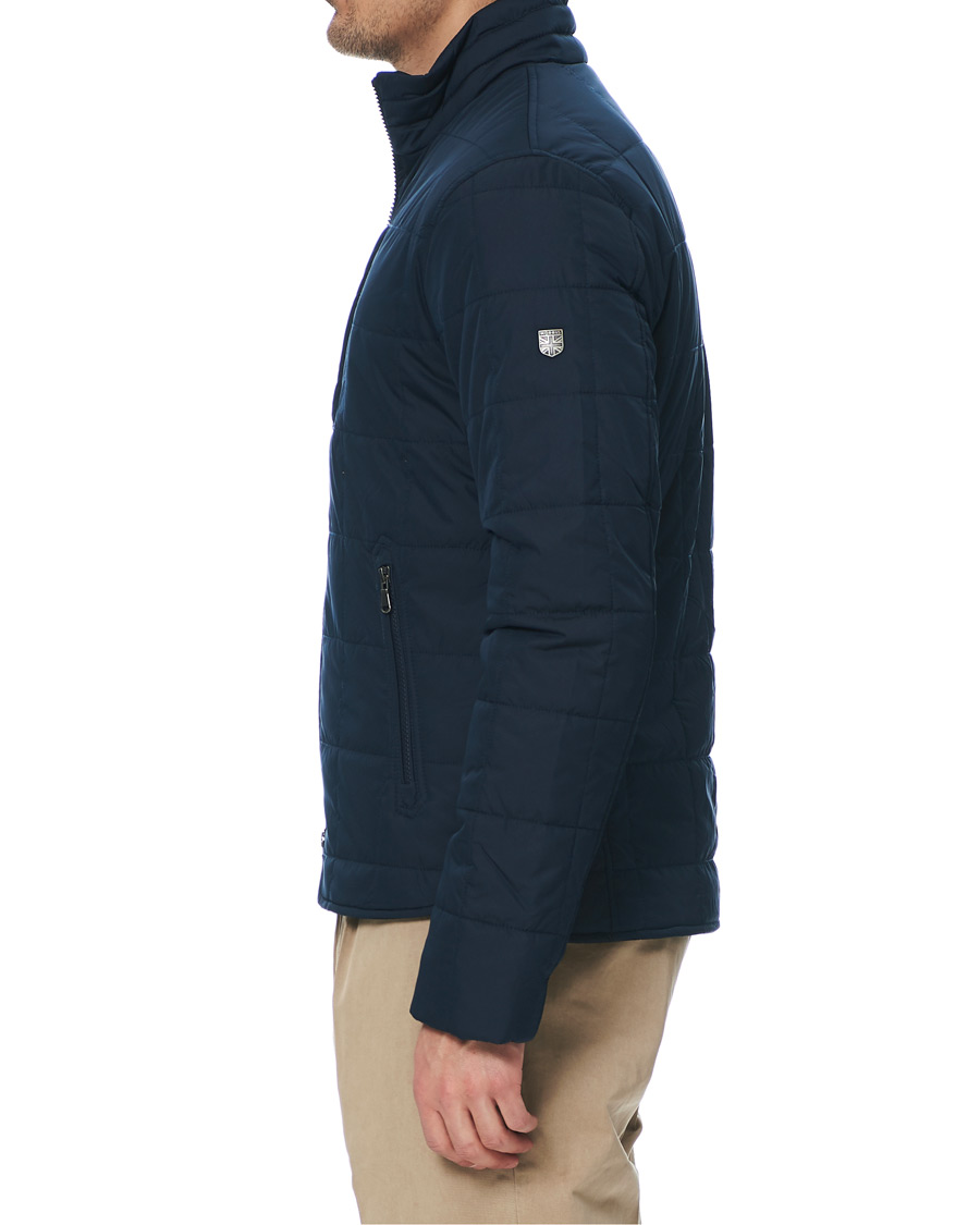 Hombres | Abrigos y chaquetas | Morris | Quilted Crew Jacket Navy