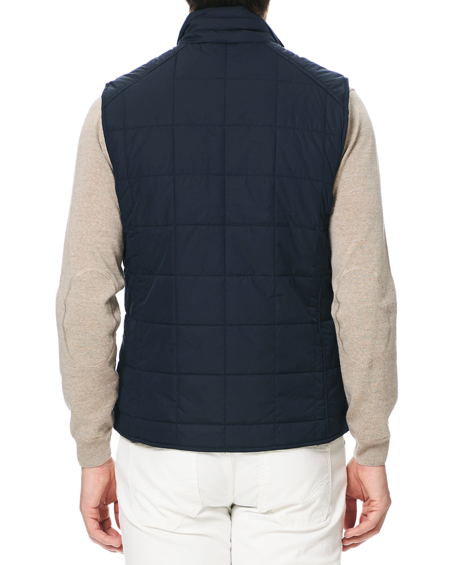 Hombres | Abrigos y chaquetas | Morris | Quilted Crew Vest Navy