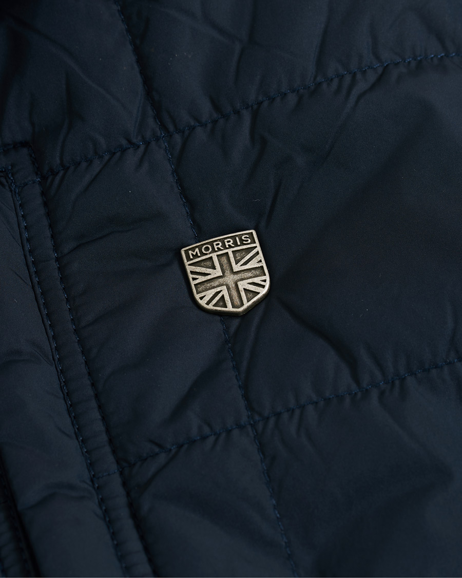 Hombres | Abrigos y chaquetas | Morris | Quilted Crew Vest Navy