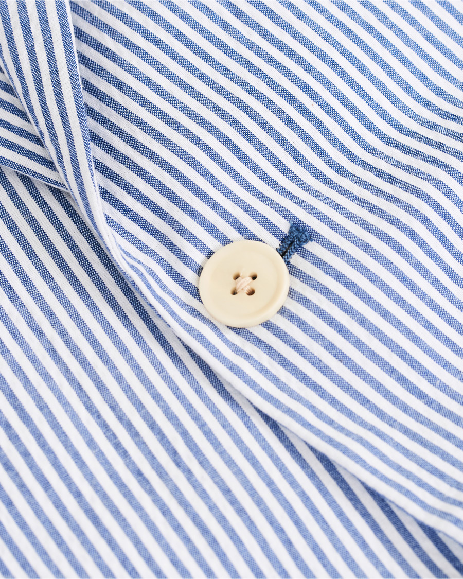 Hombres | Blazers | Morris | Resort Striped Seersucker Balzer Blue/White