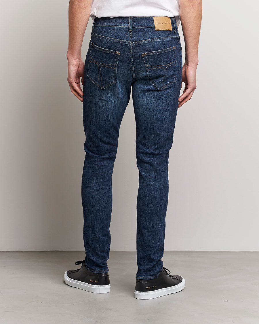 Hombres | Vaqueros | Tiger of Sweden | Evolve Super Stretch Top Jeans Medium Blue