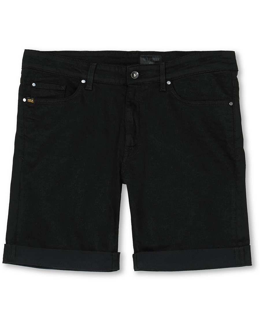 Hombres | Pantalones cortos | Tiger of Sweden Jeans | Ash Stretch Forever Shorts Black