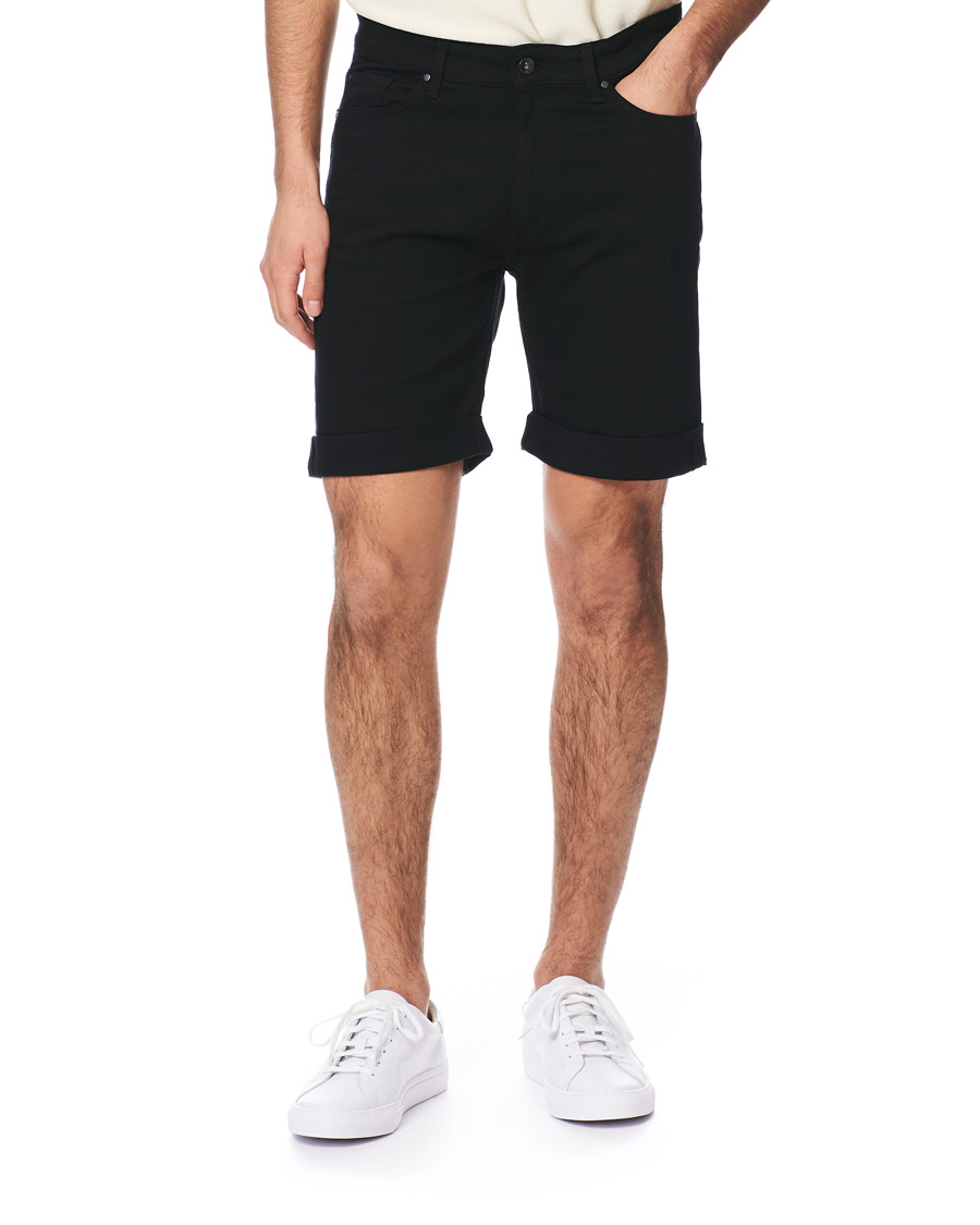 Hombres | Pantalones cortos | Tiger of Sweden Jeans | Ash Stretch Forever Shorts Black