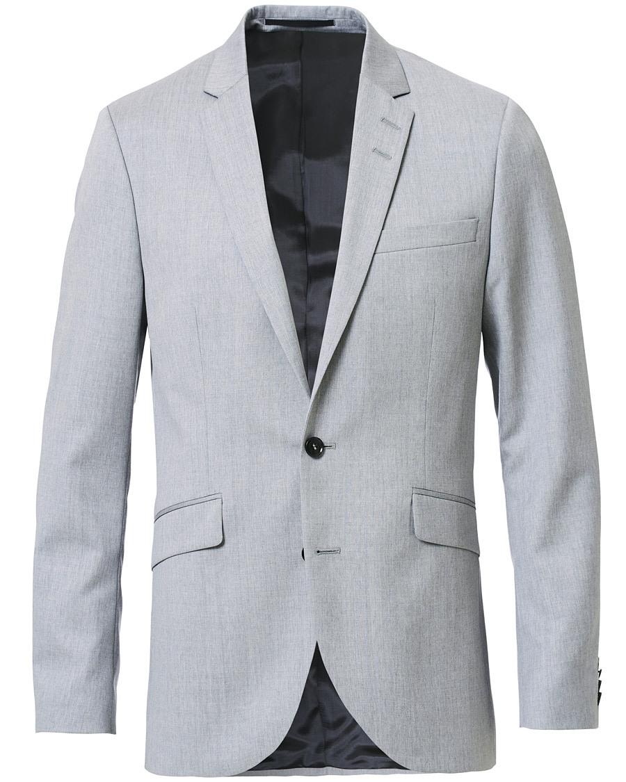 Hombres | Blazers | Tiger of Sweden | James Wool Suit Blazer Grey