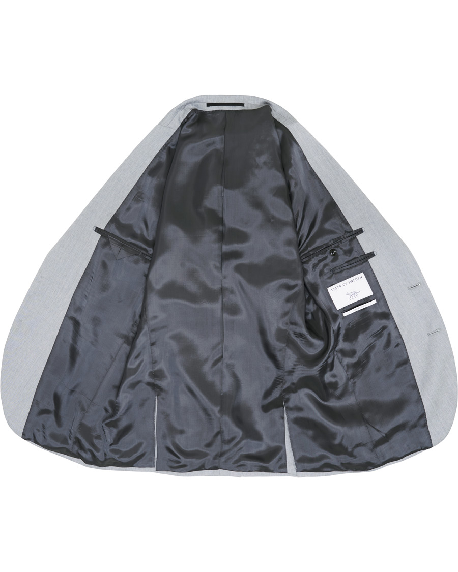 Hombres | Blazers | Tiger of Sweden | James Wool Suit Blazer Grey