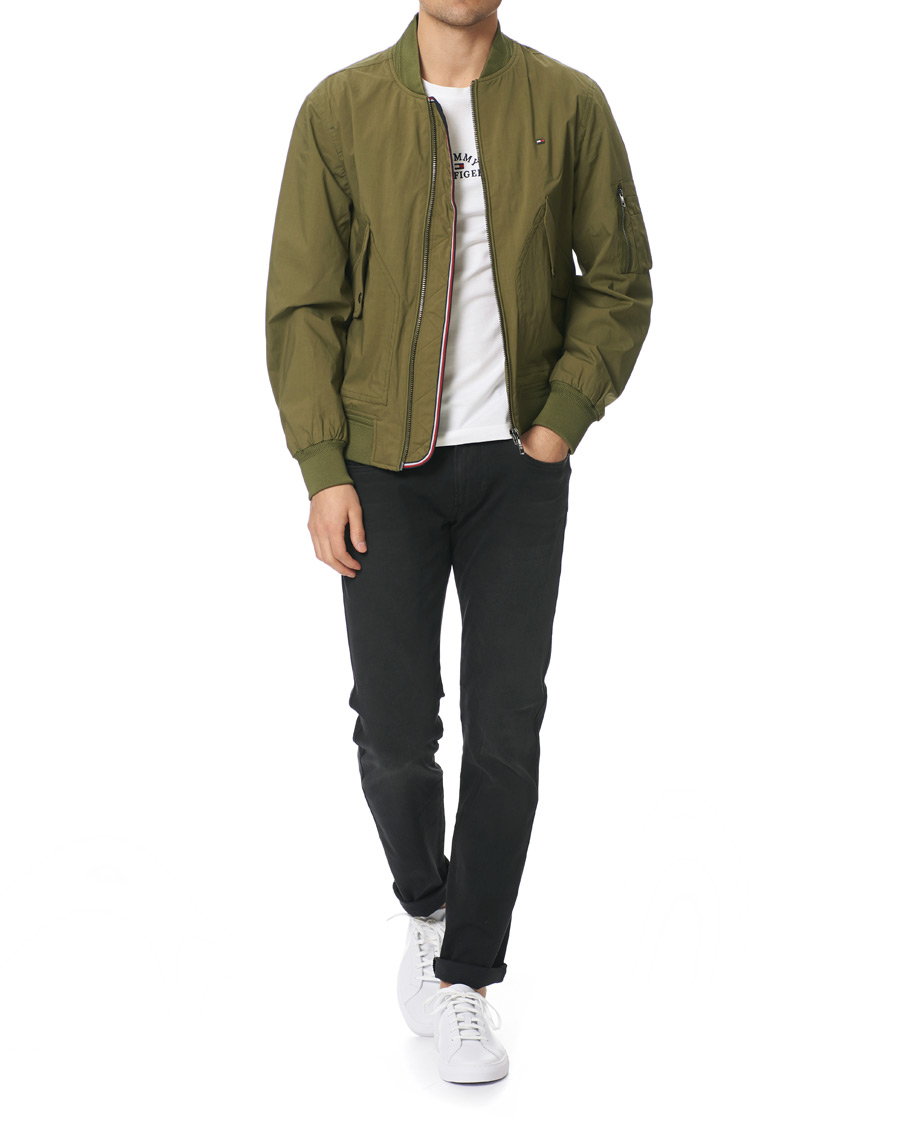 Hombres | Abrigos y chaquetas | Tommy Hilfiger | Lightweight Cotton Bomber Jacket Moss Green