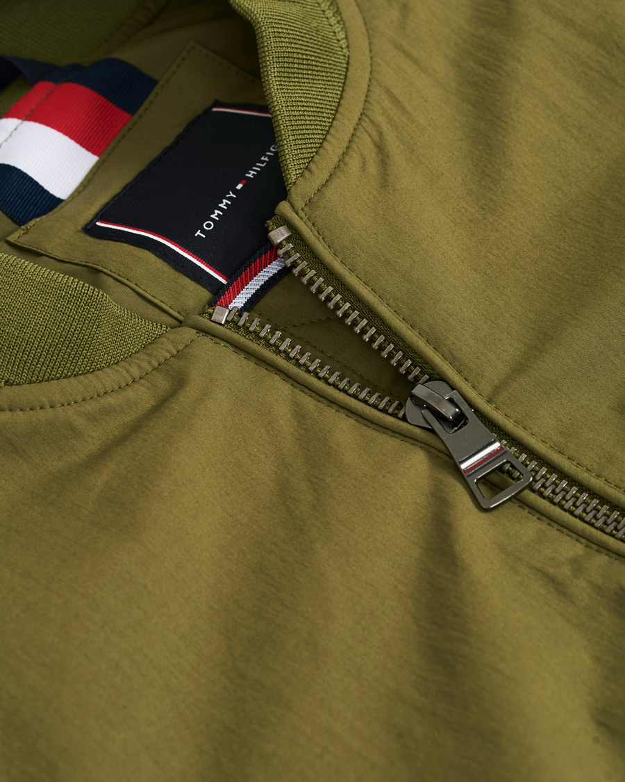 Hombres | Abrigos y chaquetas | Tommy Hilfiger | Lightweight Cotton Bomber Jacket Moss Green