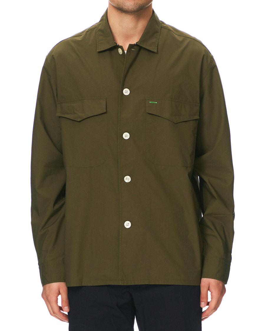 Hombres | Camisas | Tommy Hilfiger | Officer Overshirt Army Green