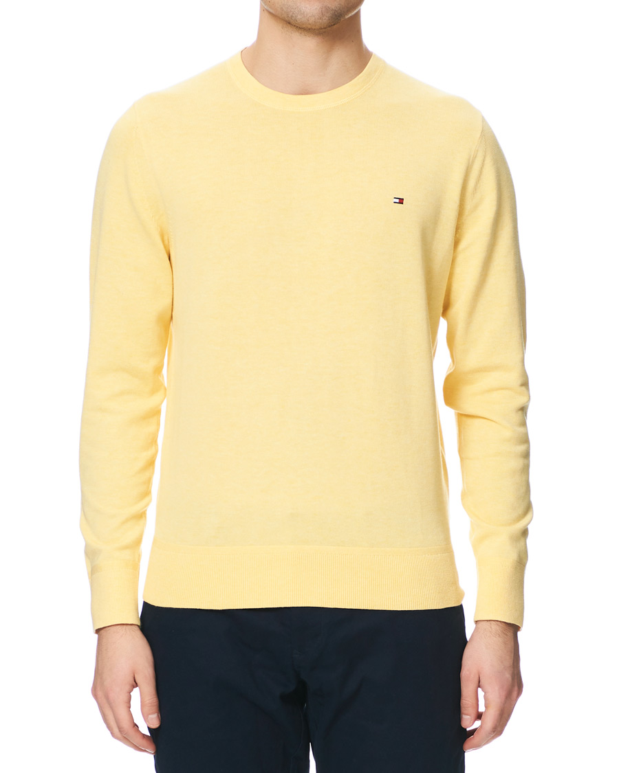 Hombres | Jerséis y prendas de punto | Tommy Hilfiger | Organic Cotton/Silk Crew Neck Pullover Sun Ray