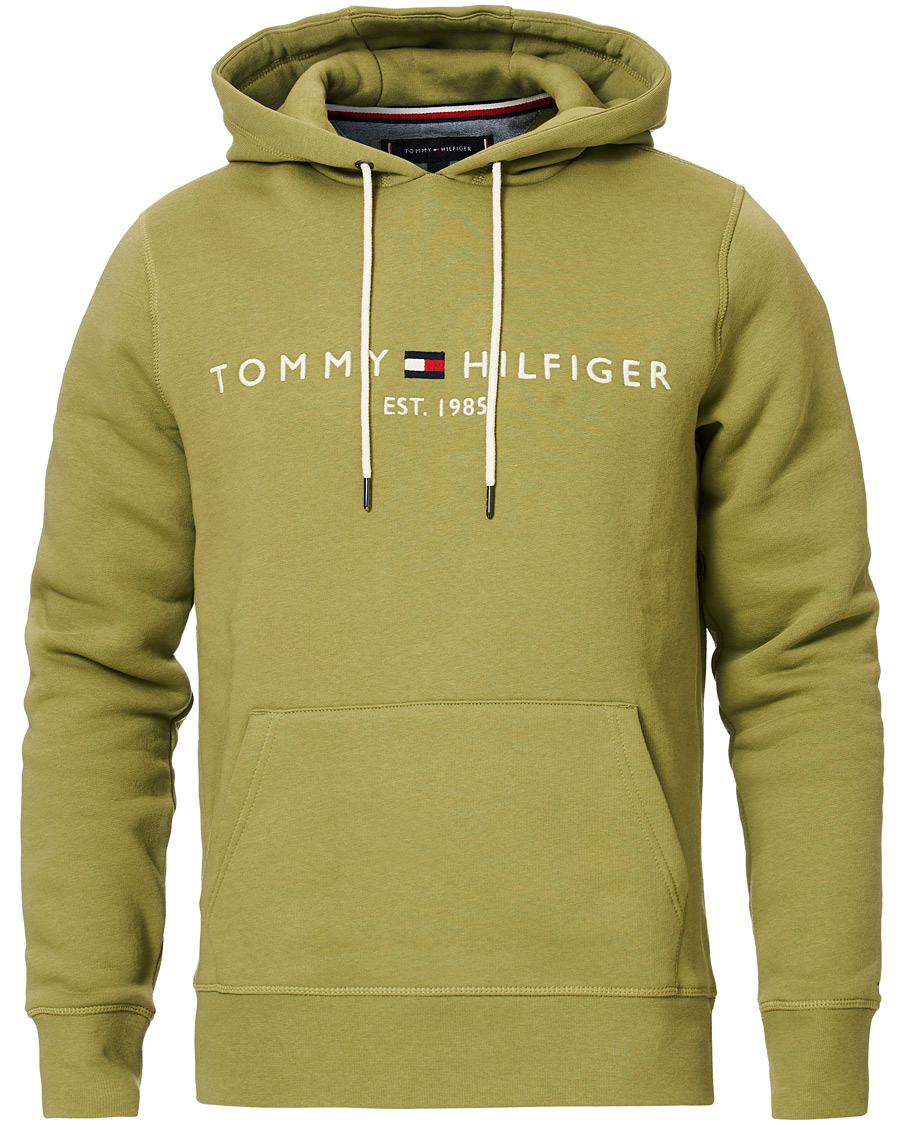 Hombres | Jerséis y prendas de punto | Tommy Hilfiger | Logo Hoodie Faded Olive