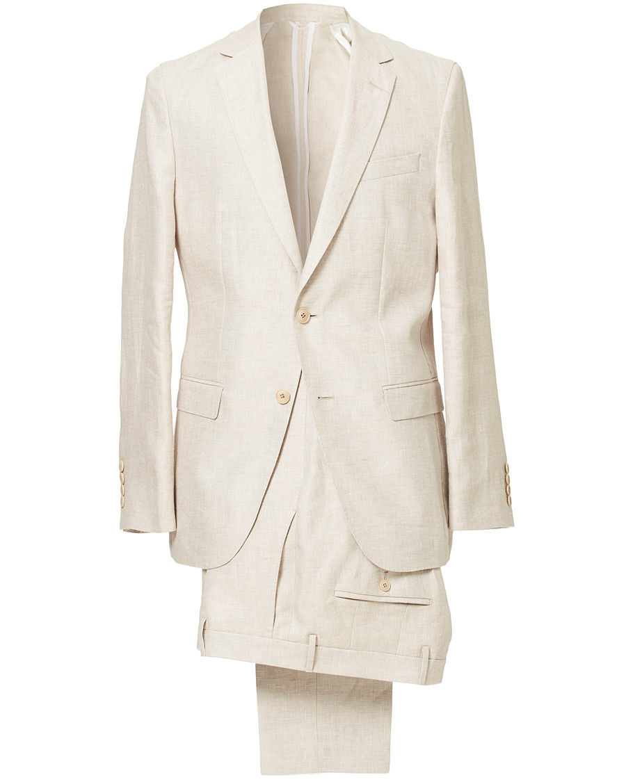 Hombres | Trajes | BOSS BLACK | BOSS Nelin/Ben Vegan Linen Suit Nature