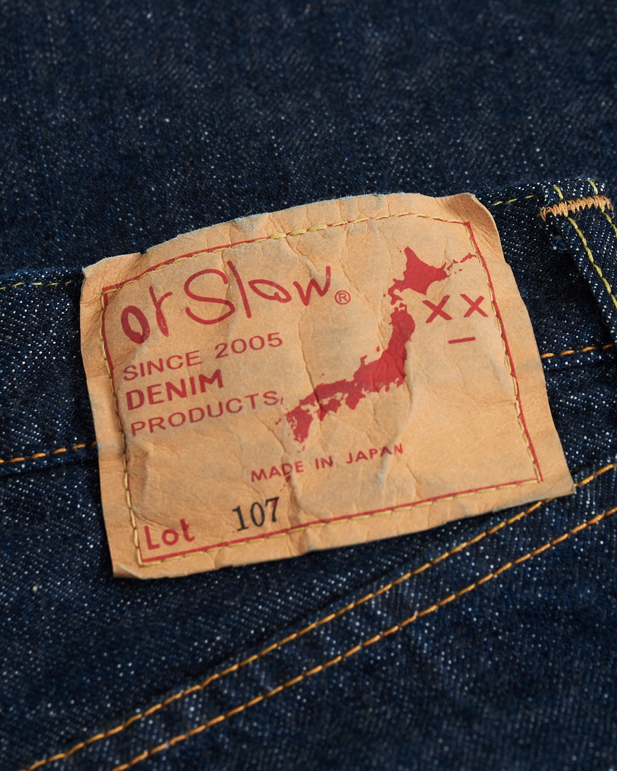 Hombres | Vaqueros | orSlow | Tapered Fit 107 Selvedge Jeans One Wash