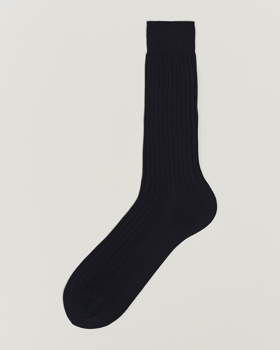 Hombres | Ropa interior y calcetines | Bresciani | Cotton Ribbed Short Navy