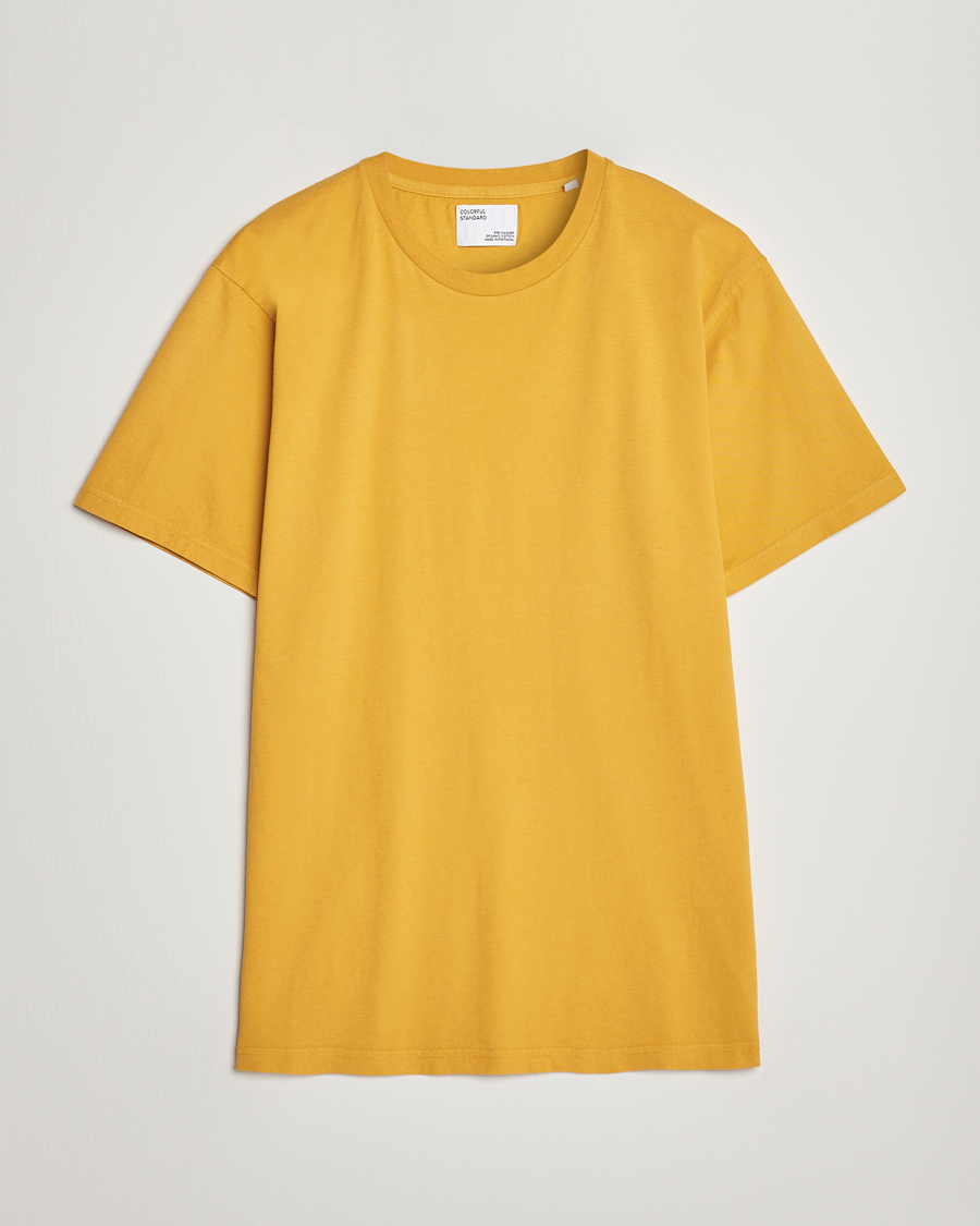 Hombres | Camisetas | Colorful Standard | Classic Organic T-Shirt Burned Yellow