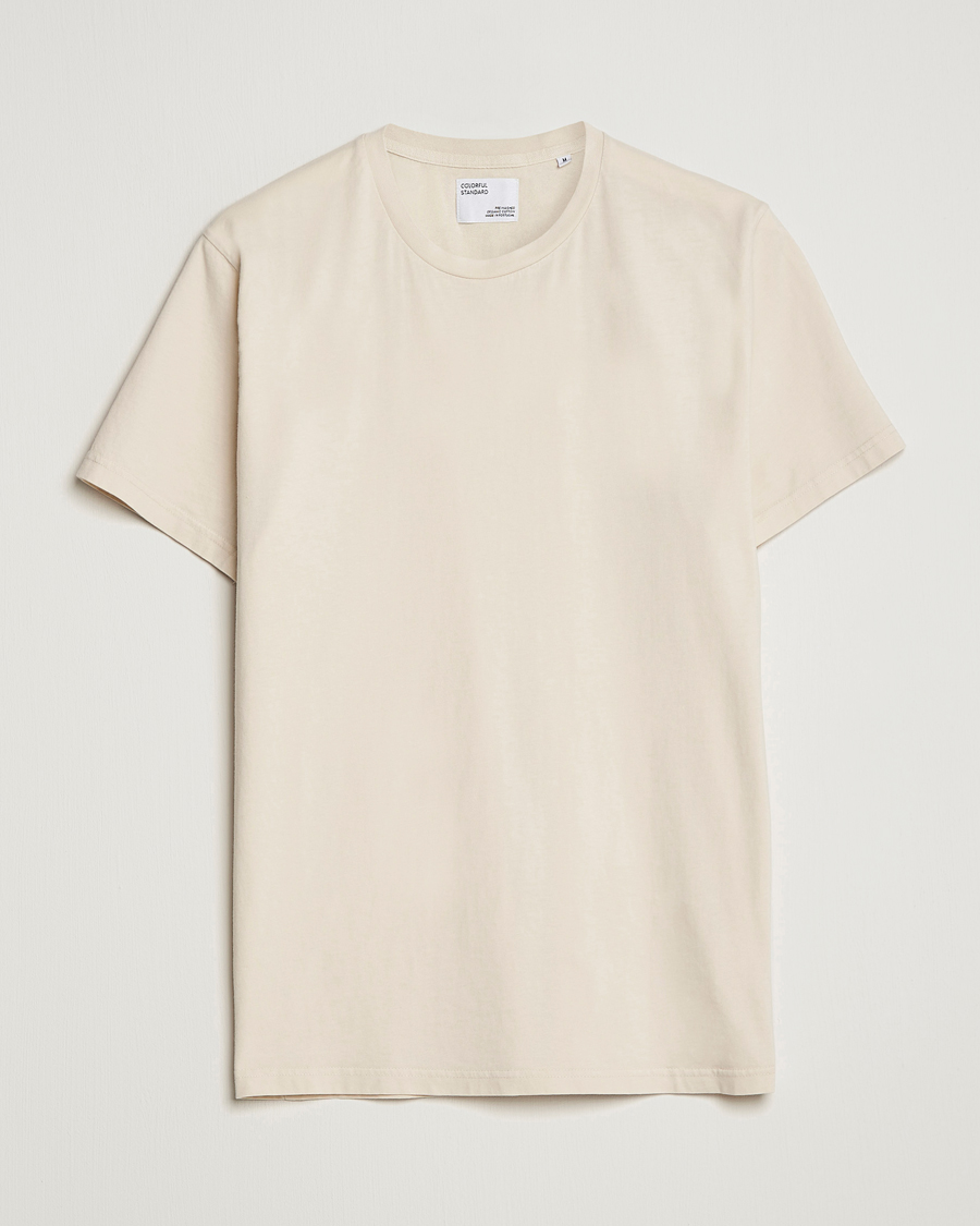 Hombres | Camisetas | Colorful Standard | Classic Organic T-Shirt Ivory White