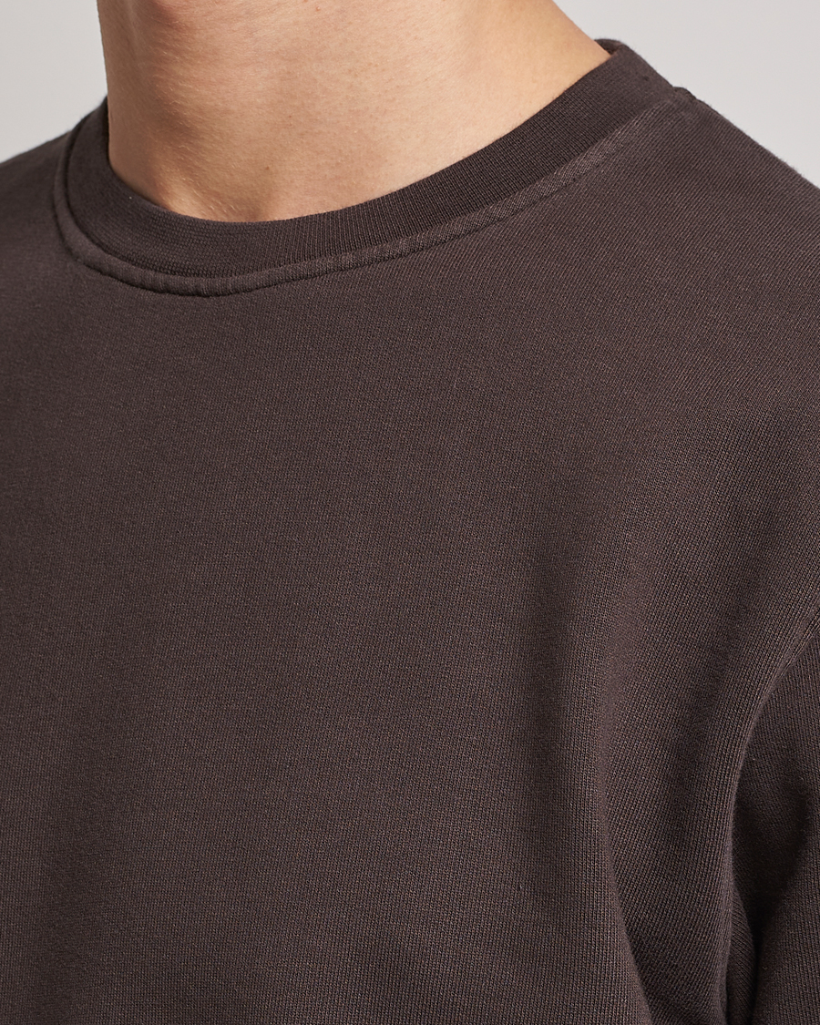 Hombres | Jerséis y prendas de punto | Colorful Standard | Classic Organic Crew Neck Sweat Coffee Brown