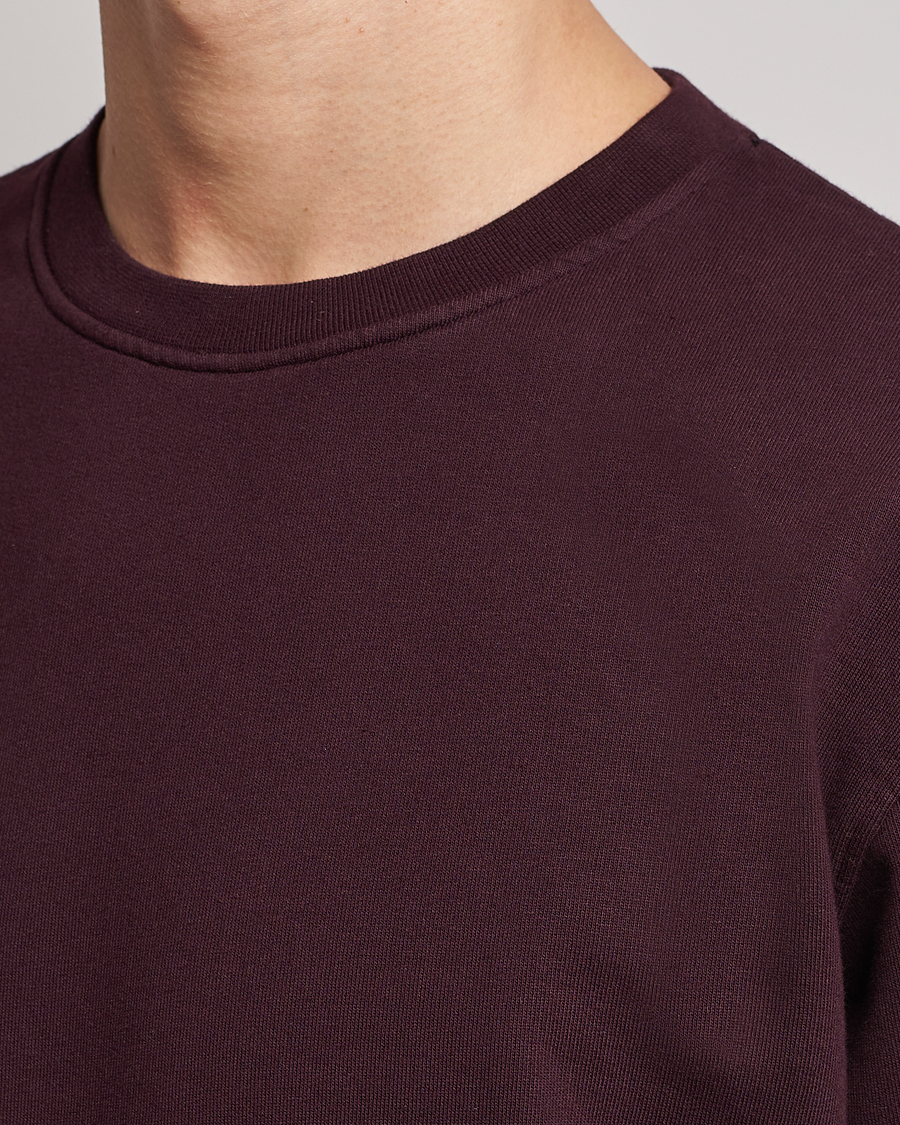 Hombres | Jerséis y prendas de punto | Colorful Standard | Classic Organic Crew Neck Sweat Oxblood Red