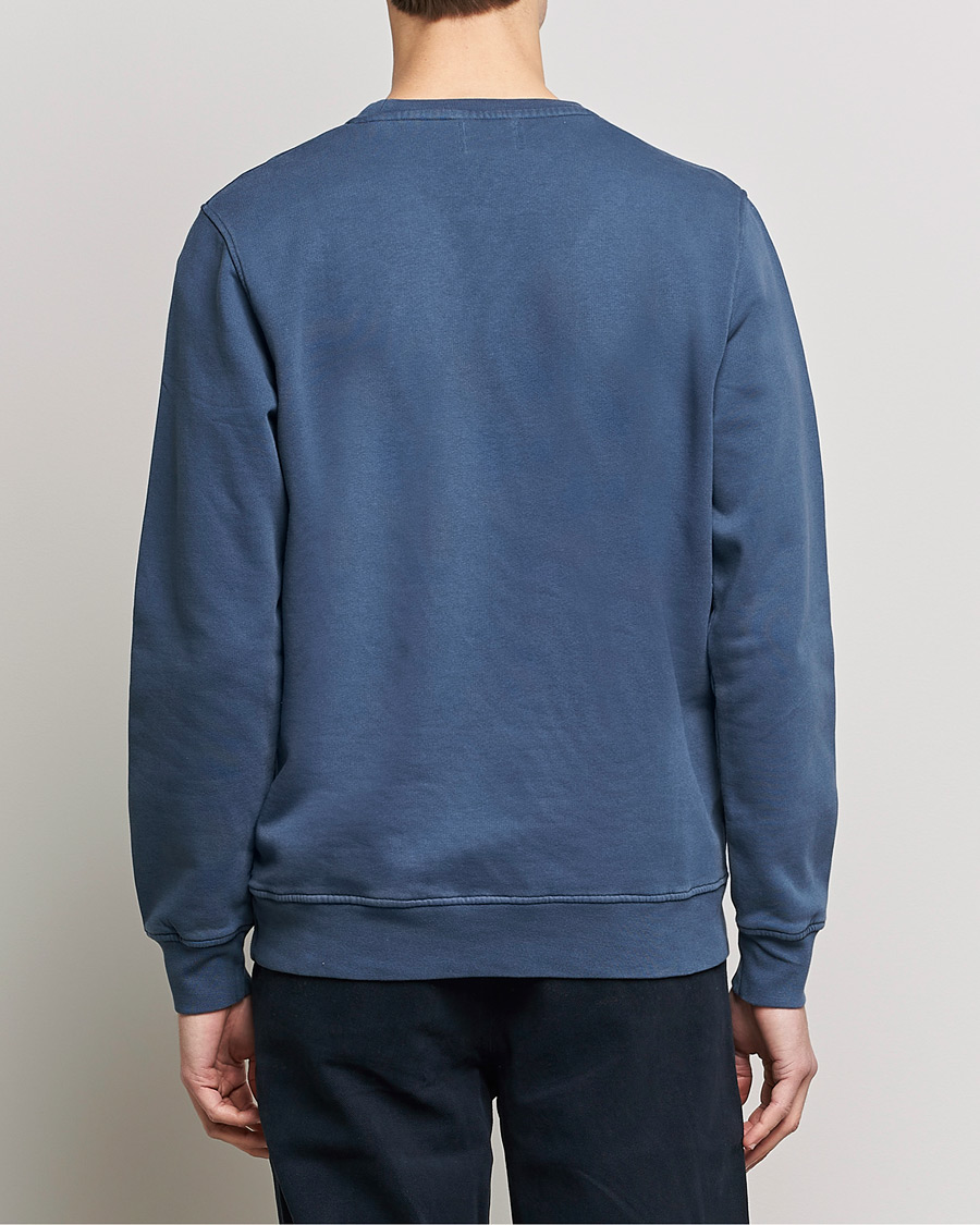 Hombres | Jerséis y prendas de punto | Colorful Standard | Classic Organic Crew Neck Sweat Petrol Blue