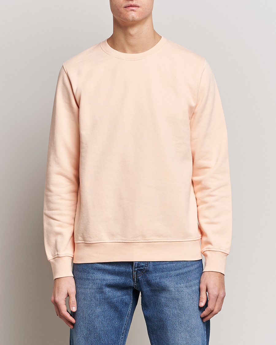 Hombres | Colorful Standard | Colorful Standard | Classic Organic Crew Neck Sweat Paradise Peach