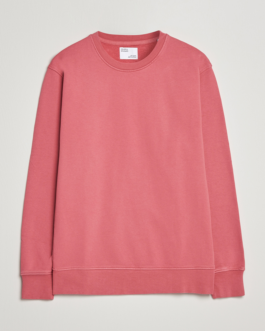 Hombres | Jerséis y prendas de punto | Colorful Standard | Classic Organic Crew Neck Sweat Raspberry Pink