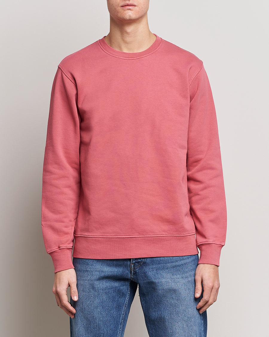 Hombres | Sudaderas | Colorful Standard | Classic Organic Crew Neck Sweat Raspberry Pink