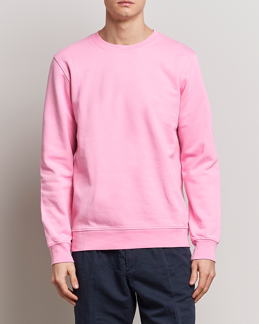 Hombres | Colorful Standard | Colorful Standard | Classic Organic Crew Neck Sweat Flamingo Pink
