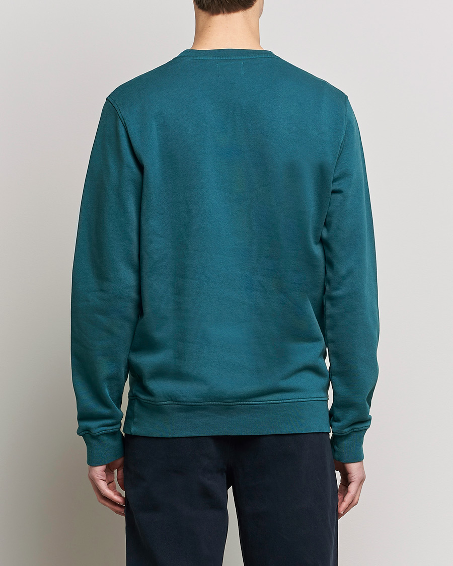 Hombres | Jerséis y prendas de punto | Colorful Standard | Classic Organic Crew Neck Sweat Ocean Green