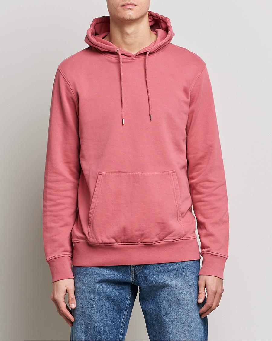 Hombres |  | Colorful Standard | Classic Organic Hood Raspberry Pink