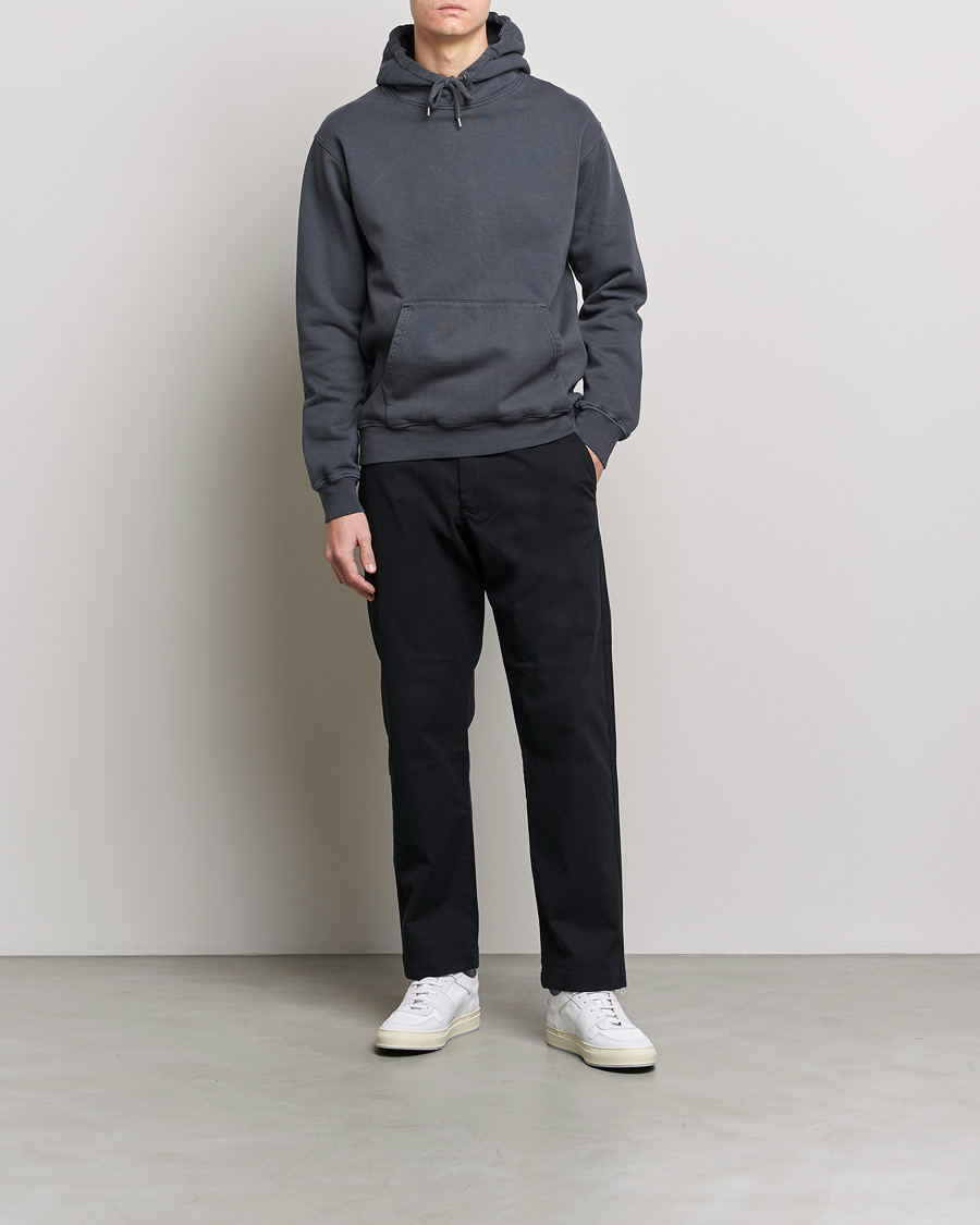Hombres | Jerséis y prendas de punto | Colorful Standard | Classic Organic Hood Lava Grey