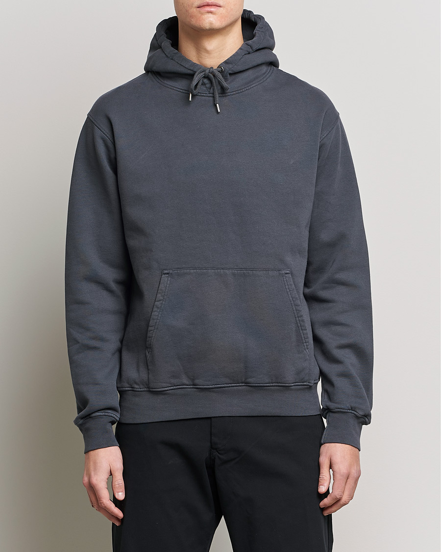 Hombres | Jerséis y prendas de punto | Colorful Standard | Classic Organic Hood Lava Grey