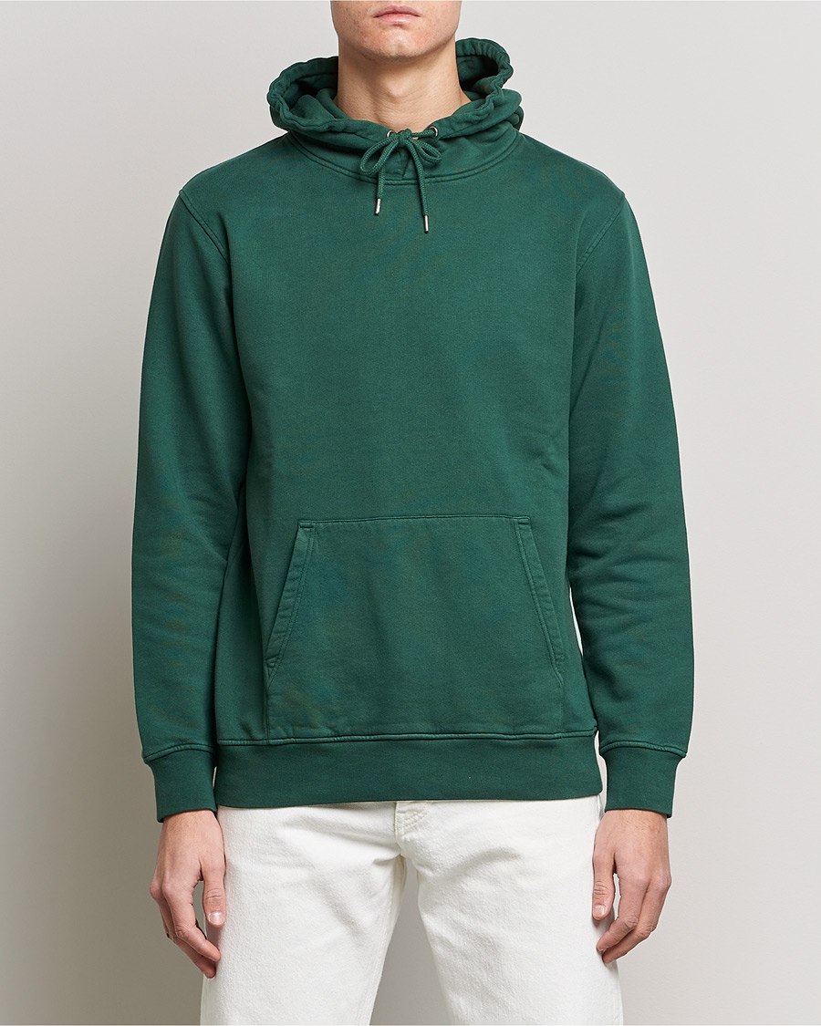 Hombres | Sudaderas con capucha | Colorful Standard | Classic Organic Hood Emerald Green