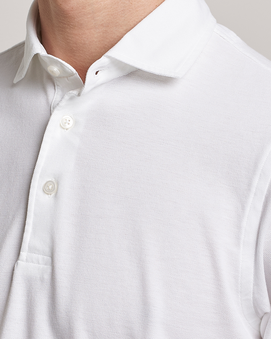 Hombres | Polos | Gran Sasso | Washed Polo White