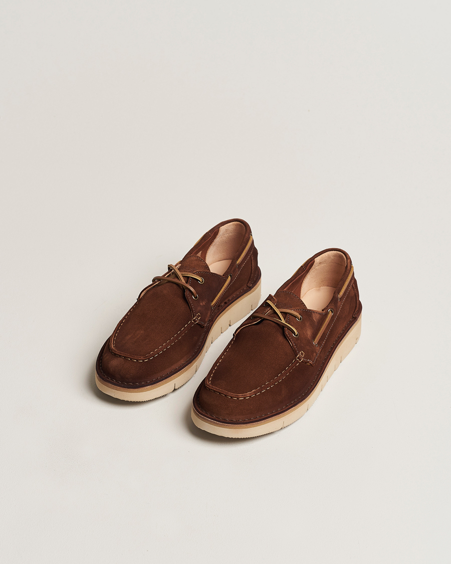 Hombres | Zapatos | Astorflex | Boatflex Moccasin Brown Suede