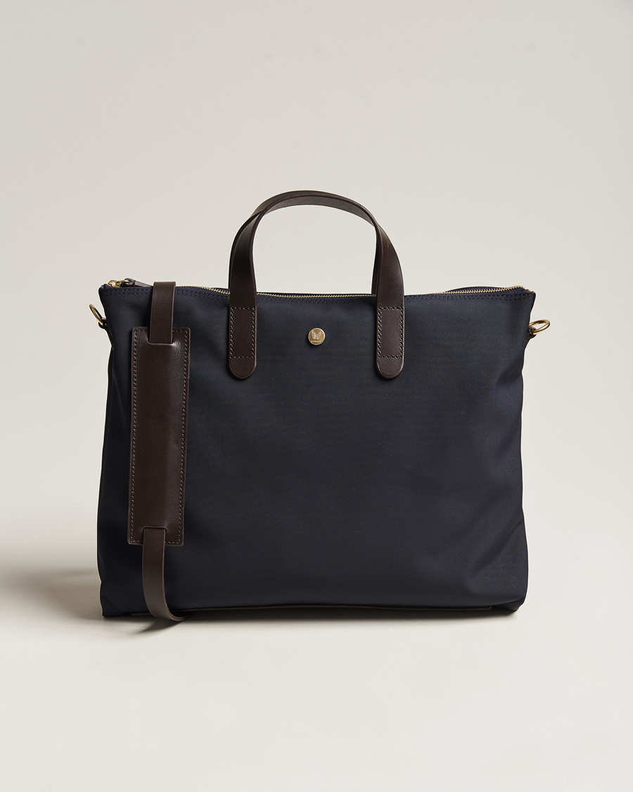 Hombres | Bolsos | Mismo | MismoM/S Canvas Slim BriefNavy/Dark Brown