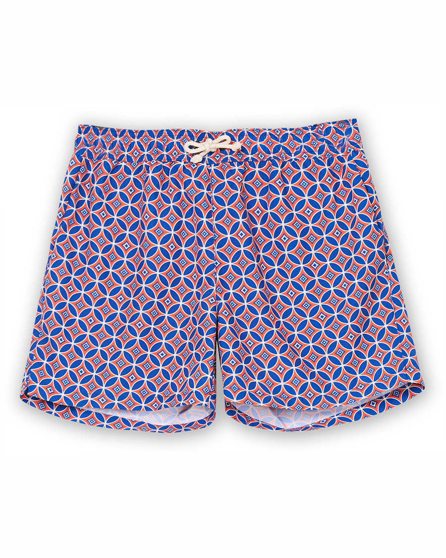 Hombres | Bañadores | Ripa Ripa | Levante Printed Swimshorts Red/Blue