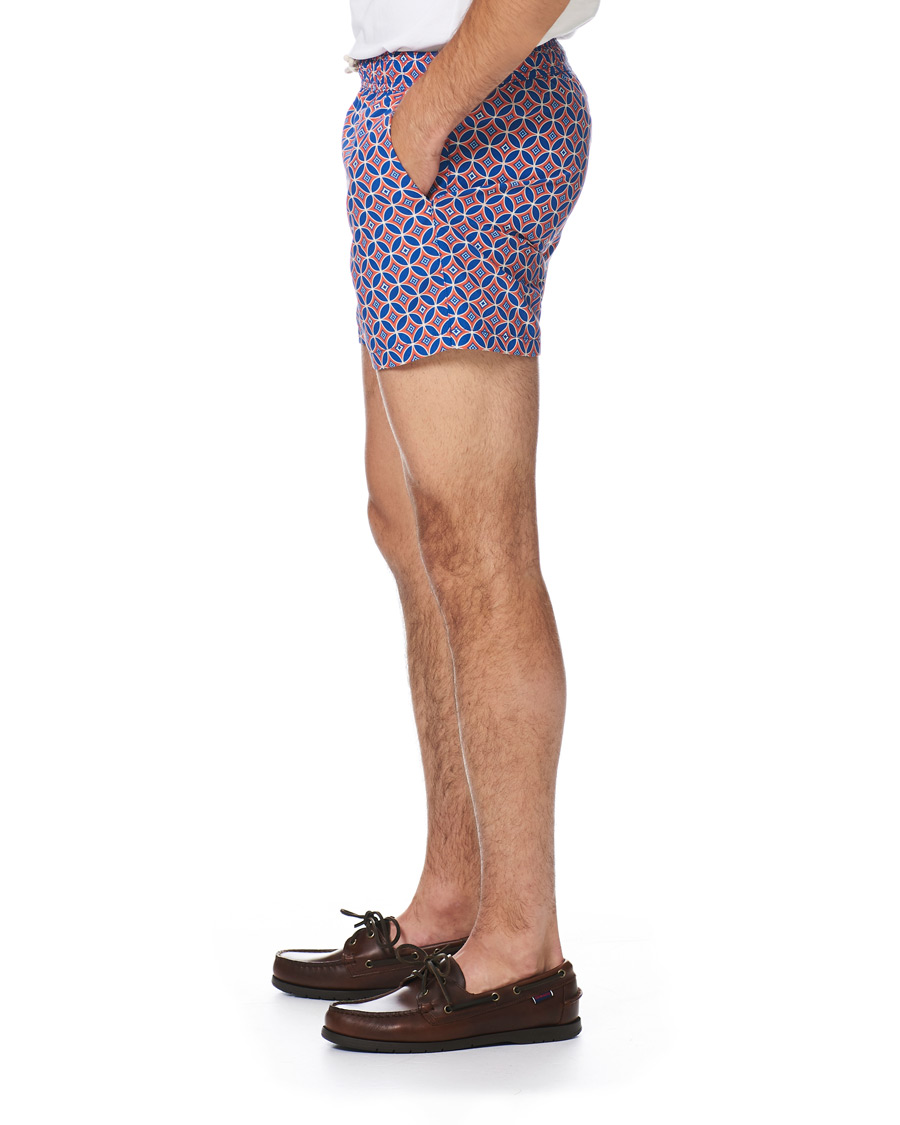 Hombres | Bañadores | Ripa Ripa | Levante Printed Swimshorts Red/Blue