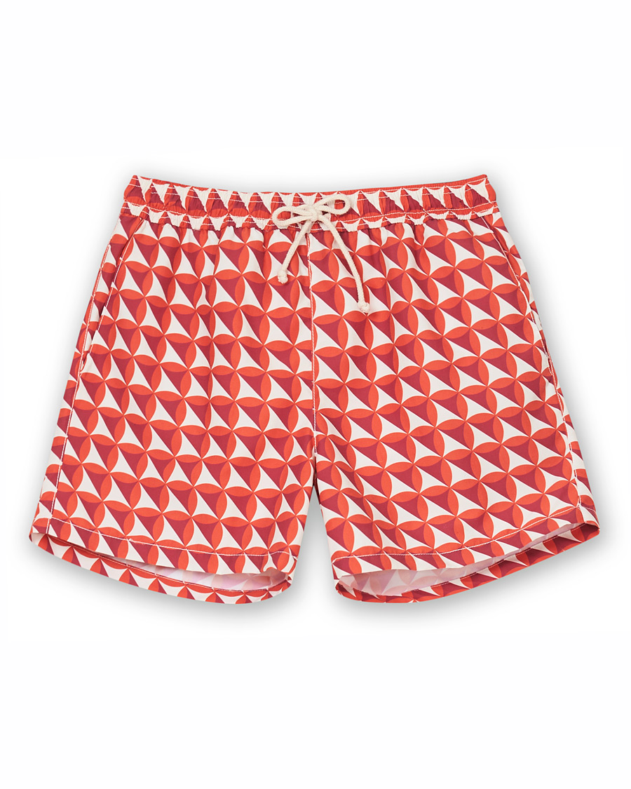 Hombres | Bañadores | Ripa Ripa | Vele Printed Swimshorts Red