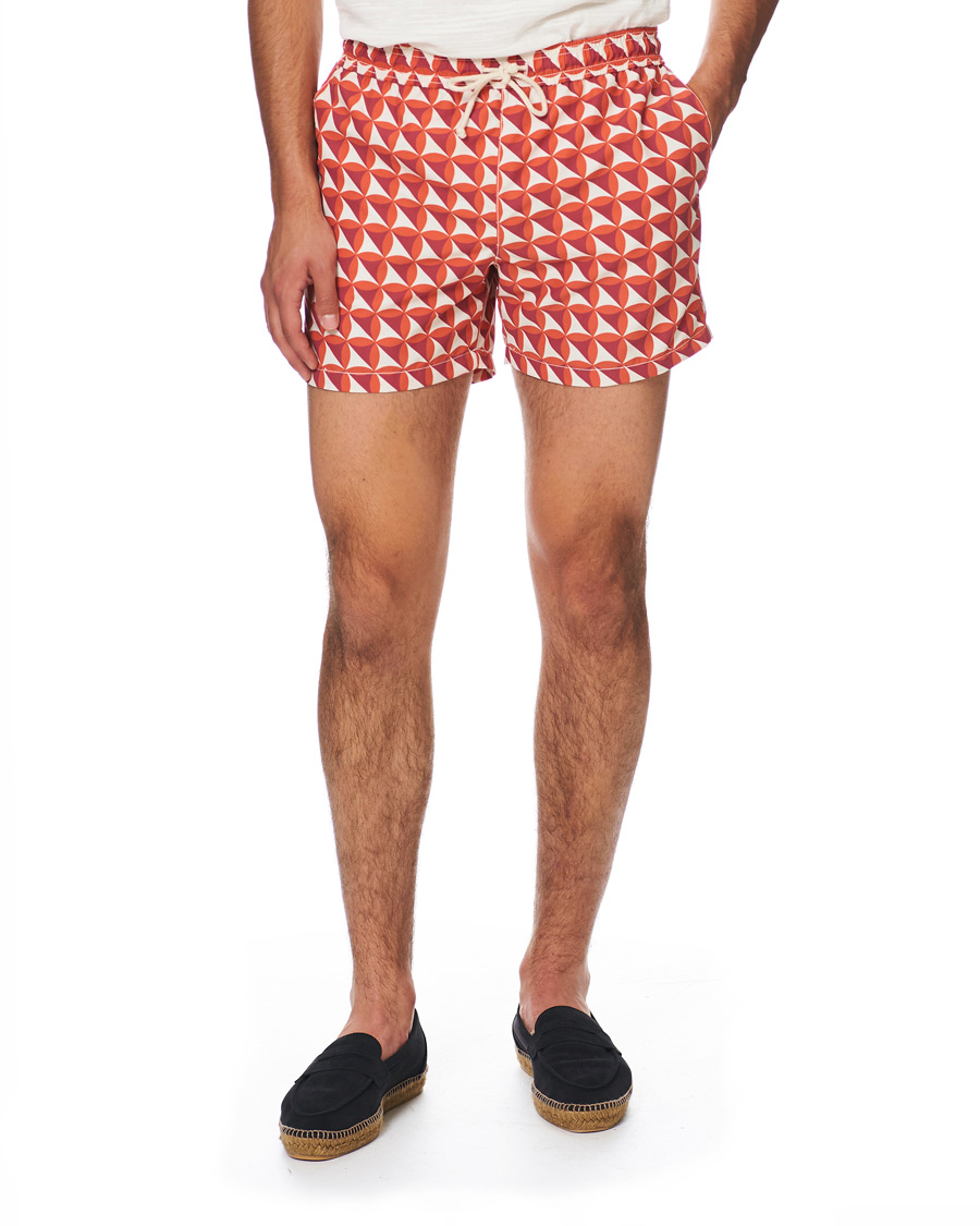 Hombres | Bañadores | Ripa Ripa | Vele Printed Swimshorts Red