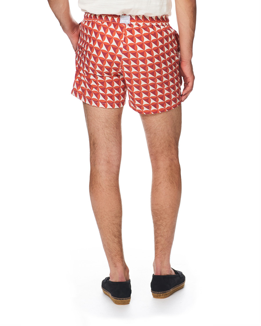 Hombres | Bañadores | Ripa Ripa | Vele Printed Swimshorts Red