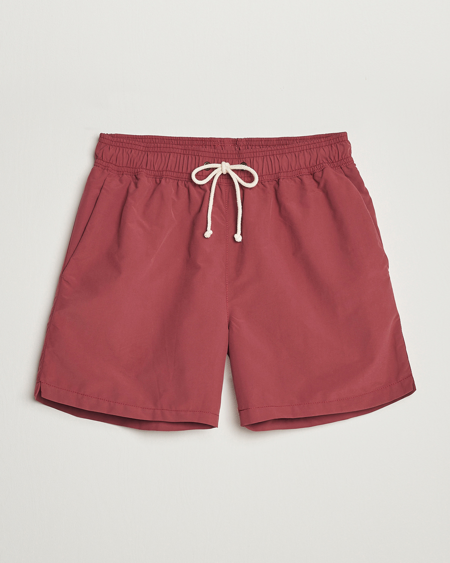 Hombres | Bañadores | Ripa Ripa | Plain Swimshorts Soft Red