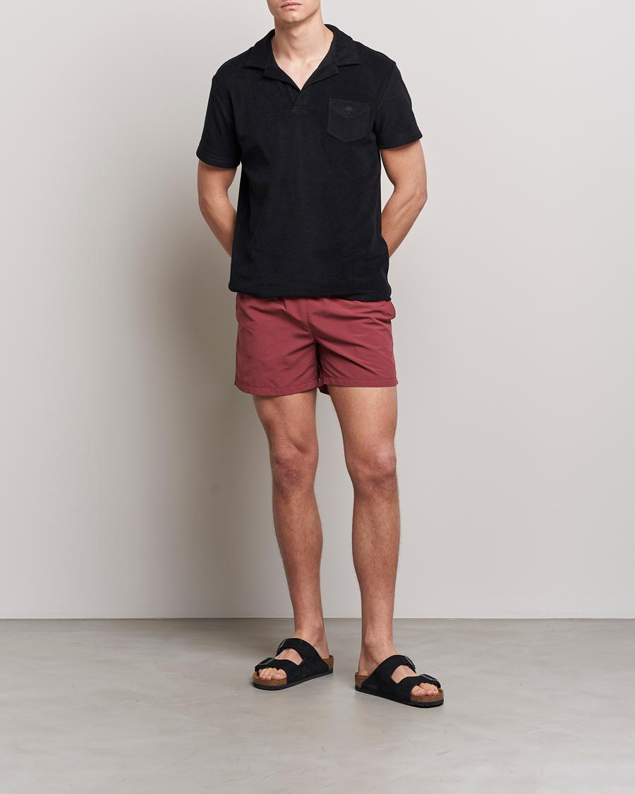 Hombres | Bañadores | Ripa Ripa | Plain Swimshorts Soft Red