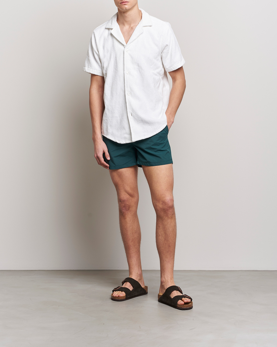 Hombres | Ripa Ripa Plain Swimshorts Green | Ripa Ripa | Plain Swimshorts Green