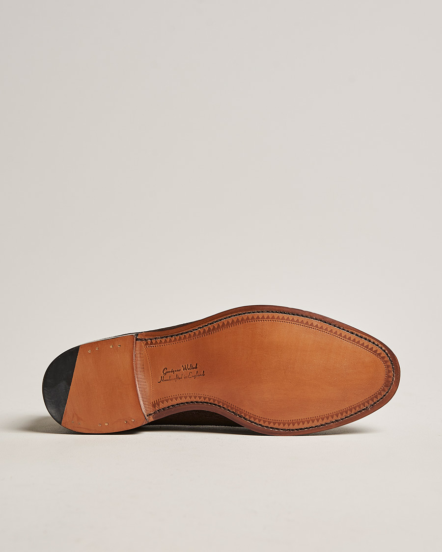 Hombres | Mocasines | Loake 1880 | Russell Tassel Loafer Chocolate Brown Suede