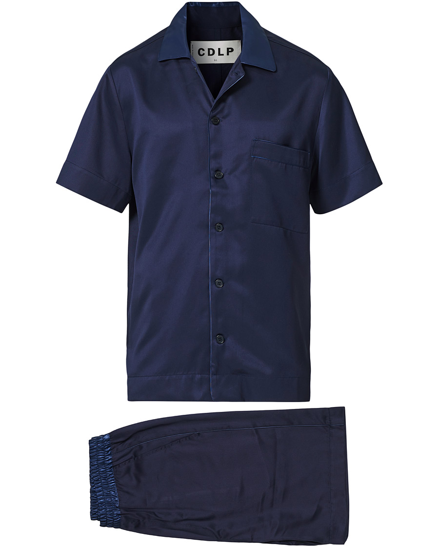 Hombres | Pijamas y batas | CDLP | Home Suit Short Sleeve Navy Blue