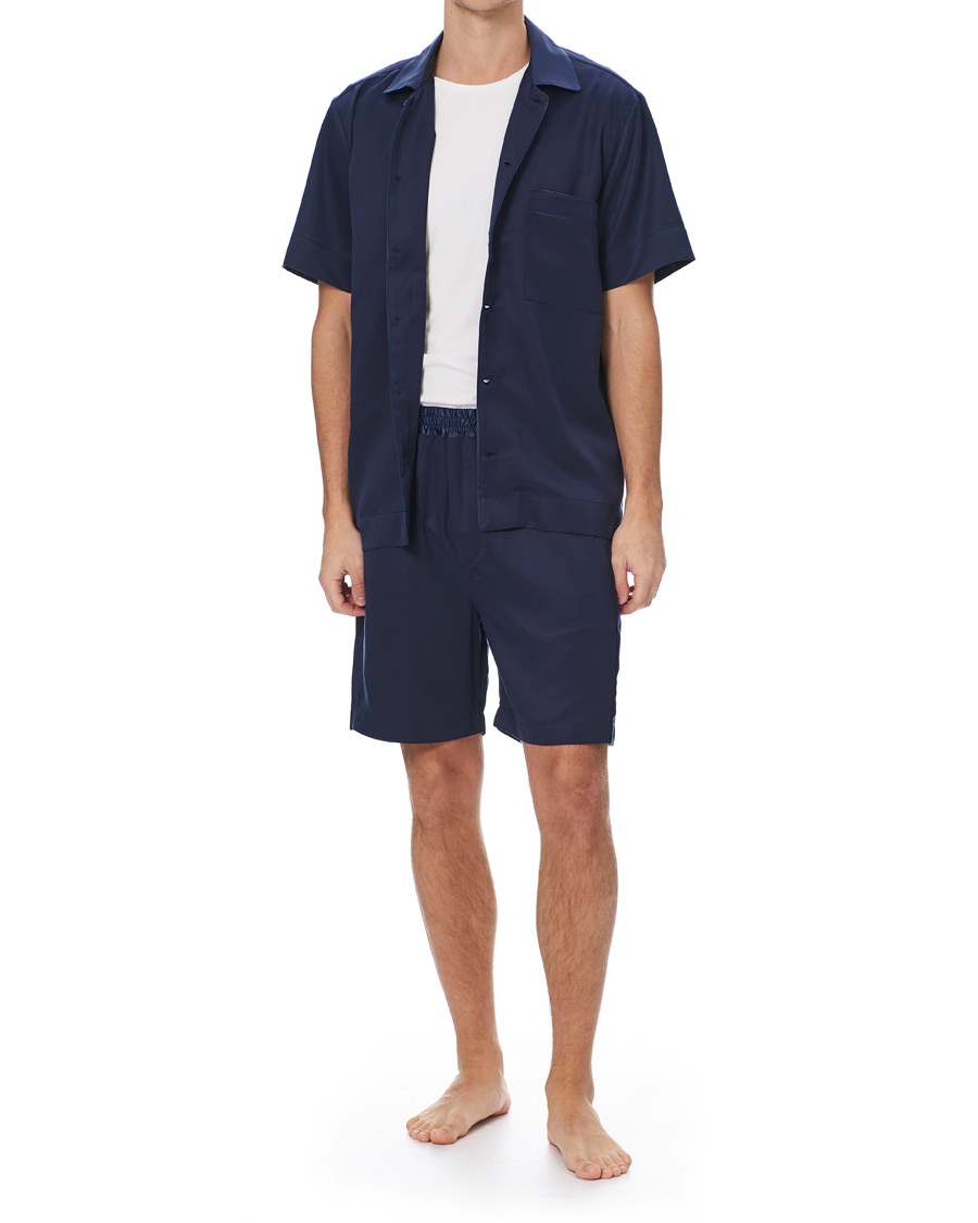 Hombres | Pijamas y batas | CDLP | Home Suit Short Sleeve Navy Blue