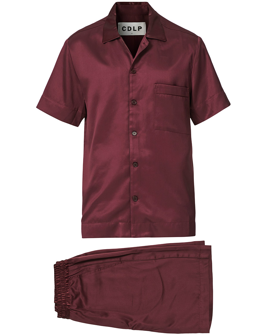 Hombres | Pijamas y batas | CDLP | Home Suit Short Sleeve Burgundy