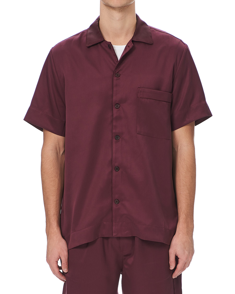 Hombres | Pijamas y batas | CDLP | Home Suit Short Sleeve Burgundy
