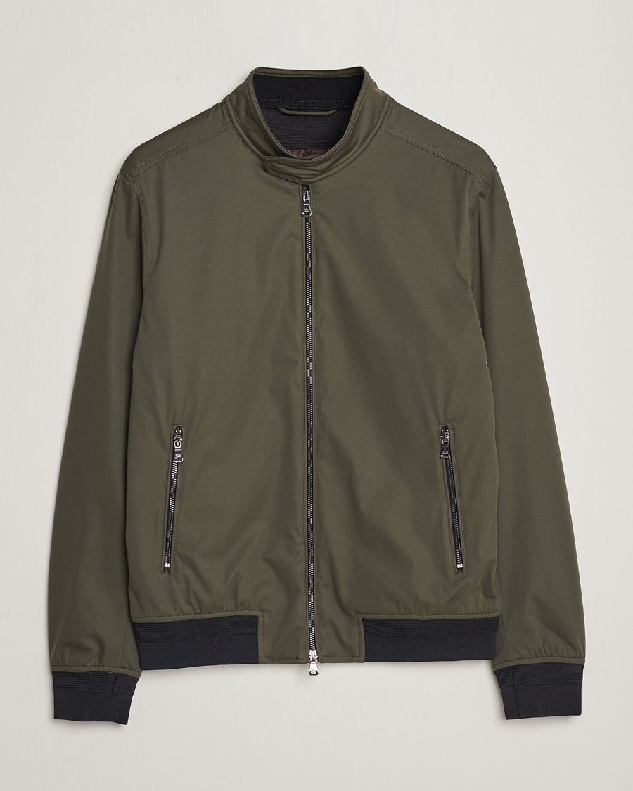 Hombres | Abrigos y chaquetas | Oscar Jacobson | Harris Harrington Nylon Jacket Green