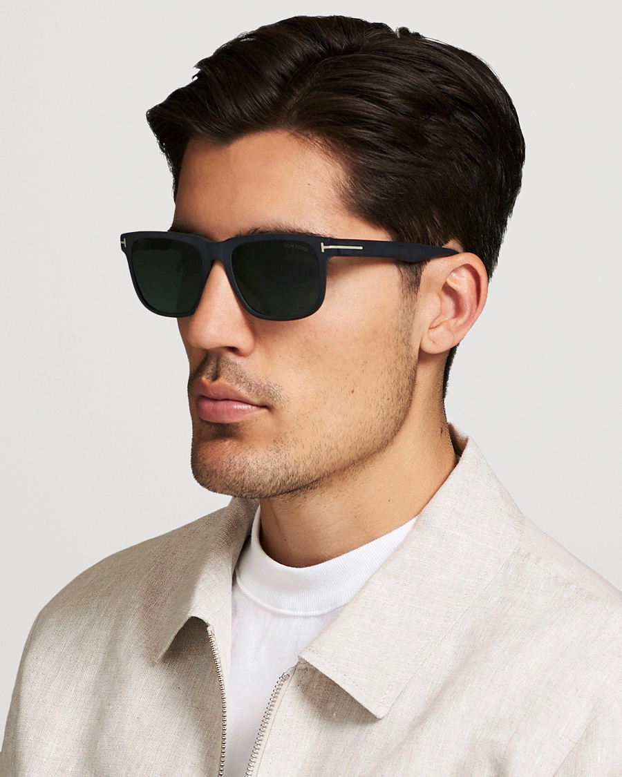 Hombres | Gafas de sol | Tom Ford | Stephenson FT0775 Sunglasses Black/Green
