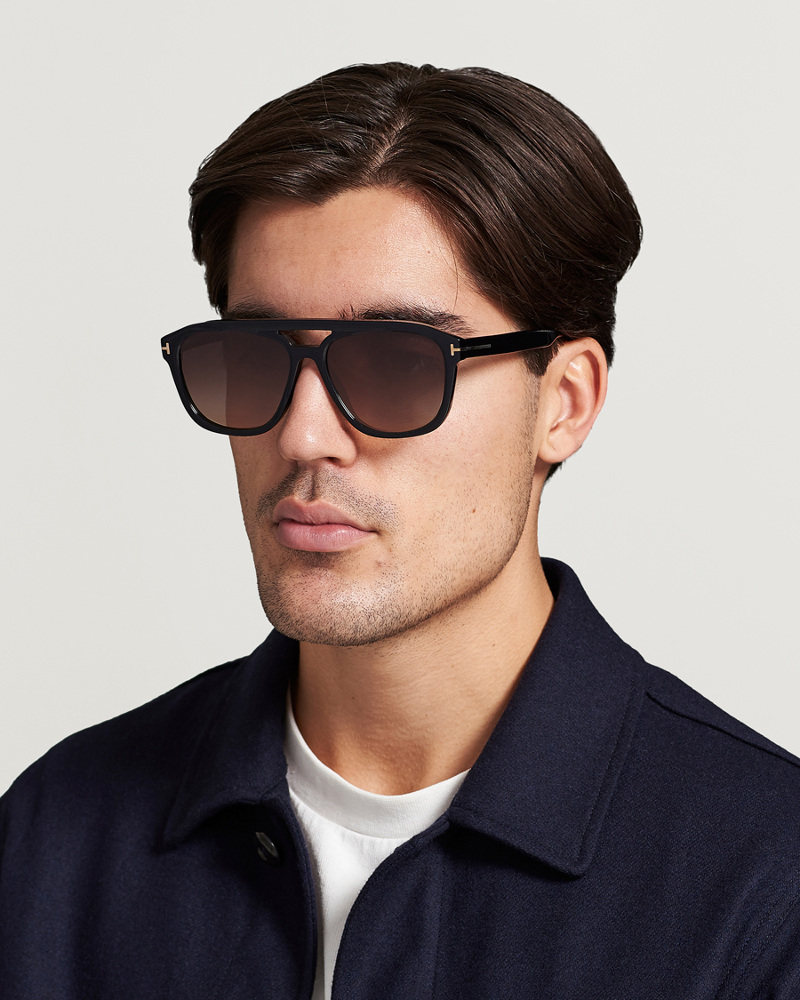 Hombres | Gafas de sol D-frame | Tom Ford | Gerrard FT0776 Sunglasses Black/Gradient